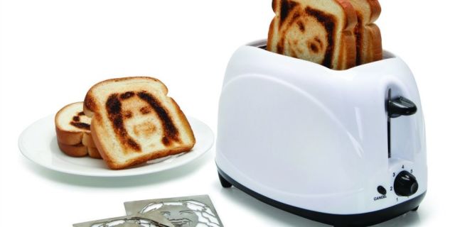 Lime green kettle toaster set