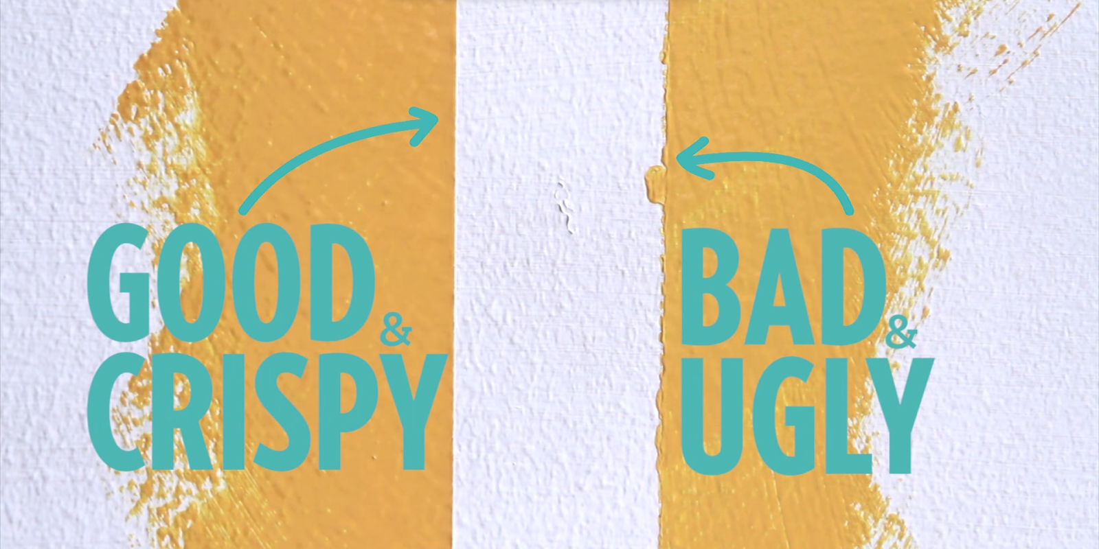 Paint Clean Lines With Painter's Tape Painter's Tape Trick