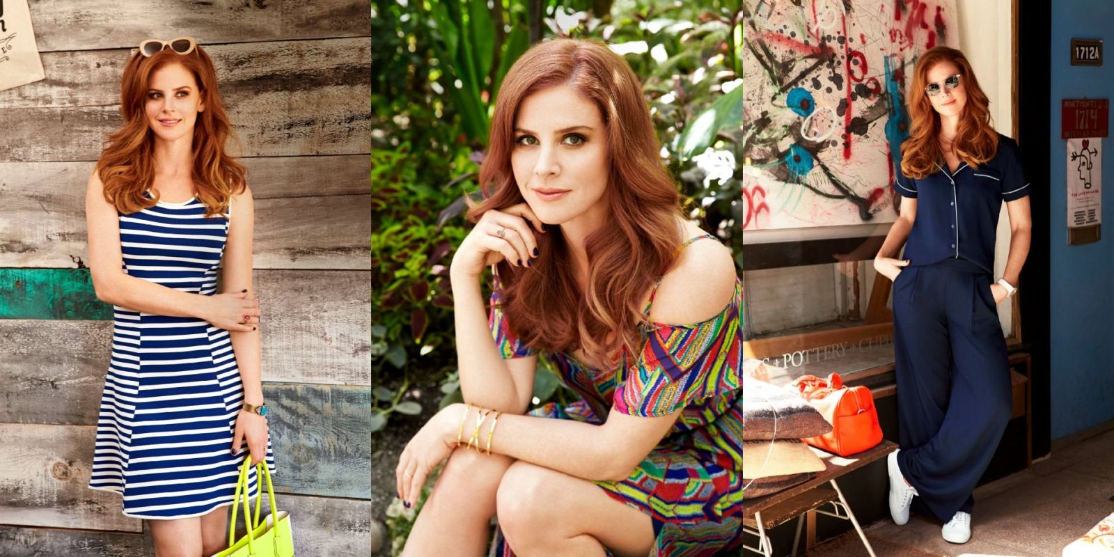 Sarah Rafferty's Summer Outfit Ideas - Summer Fashion with Suits Star