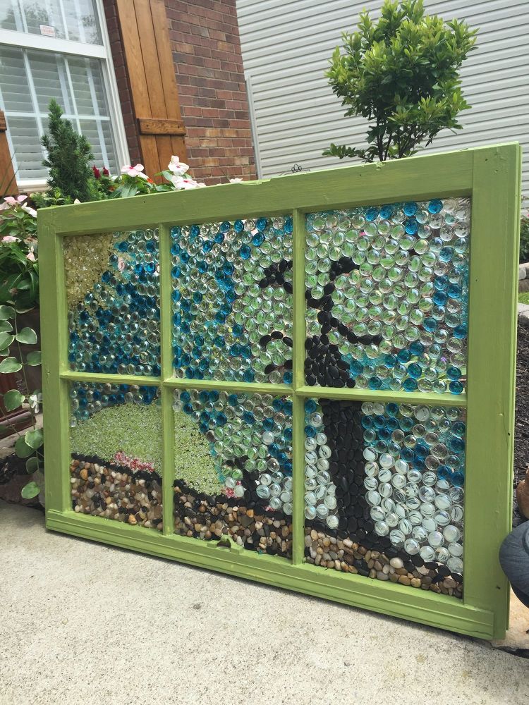 Ways Use Old Window Frame DIY Repurposing Projects