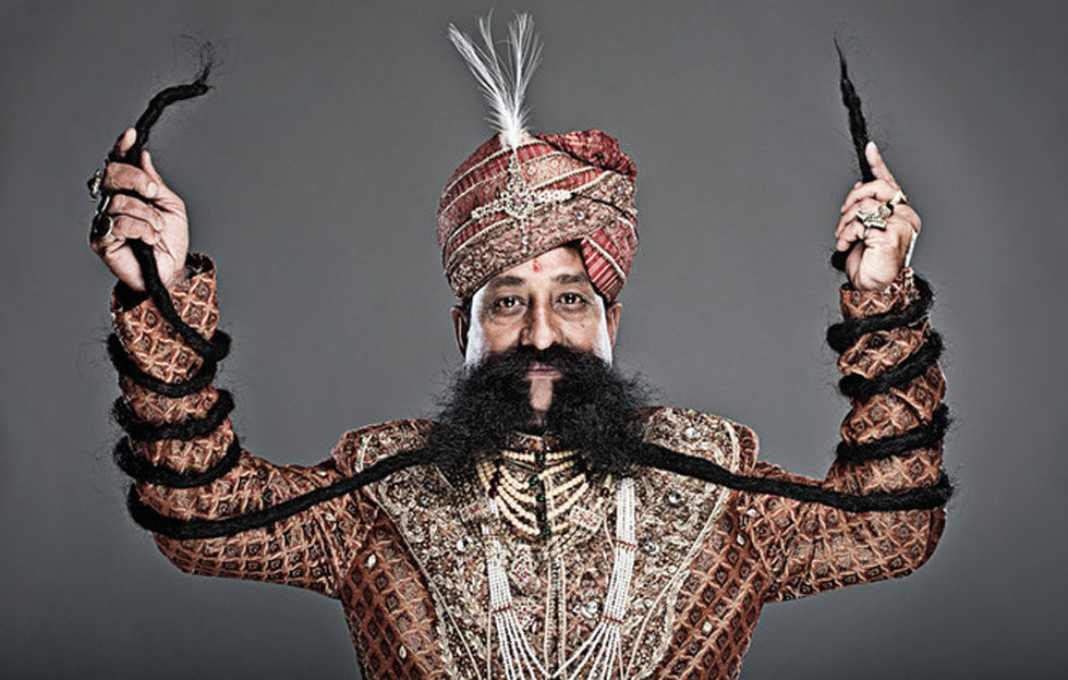 Ram Singh Chauhan moustache Guinness World Records