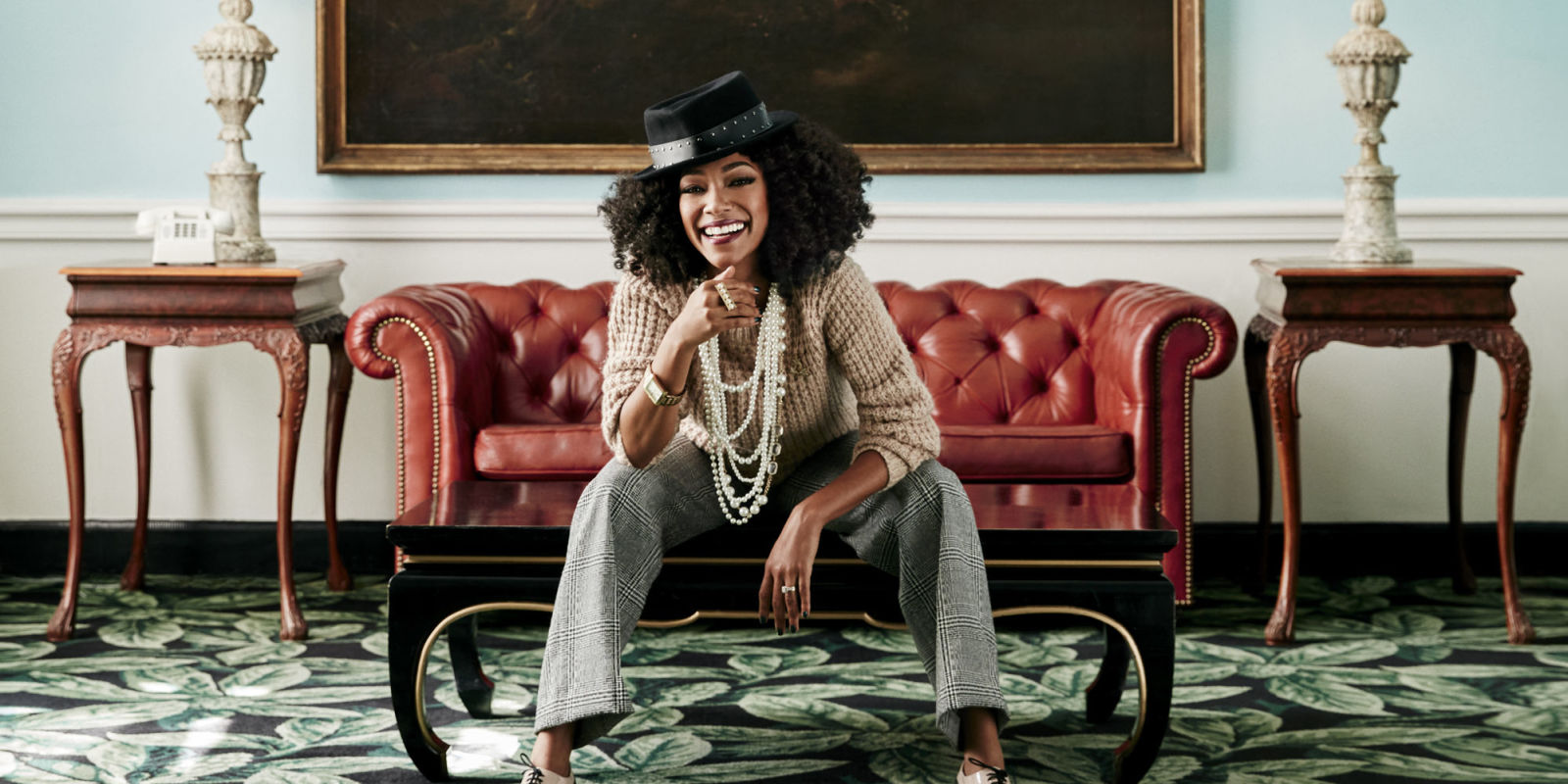 Sonequa Martin-Green Fashion Feature - Good Housekeeping November 2015