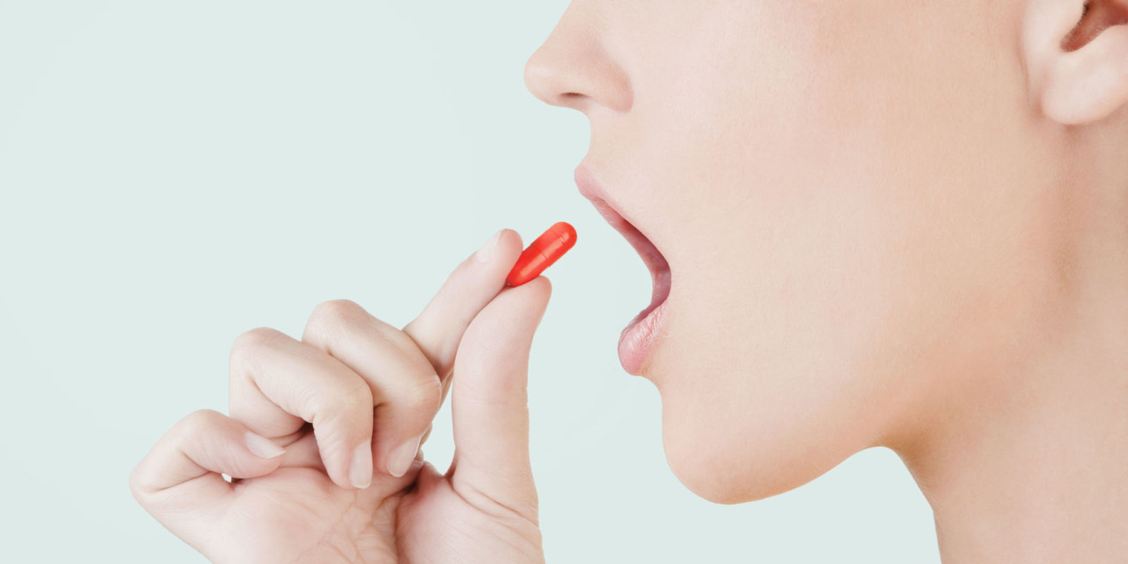Female taking viagra