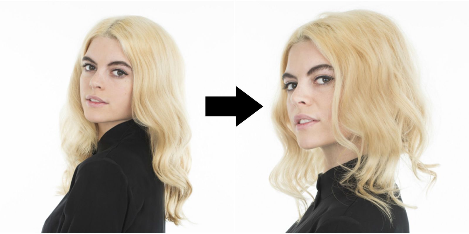 How To Make Hair Look Shorter Without Cutting It Faux Bob Tutorial