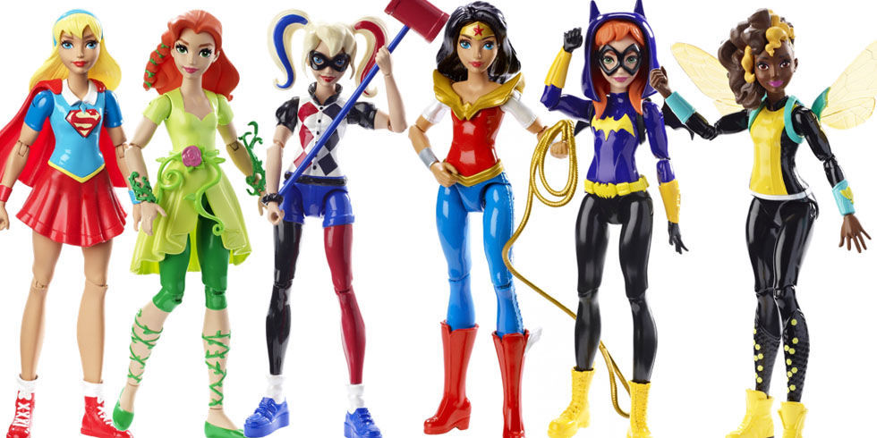 Girl power best sale superhero doll set