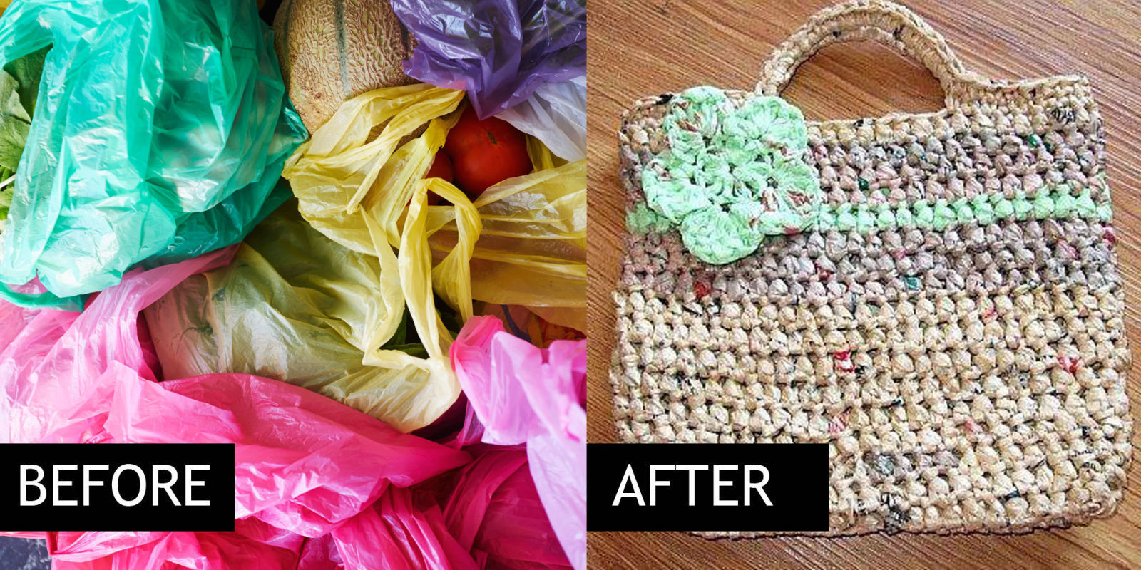 This Is the Prettiest Way to Recycle Plastic Bags ABOUT ME