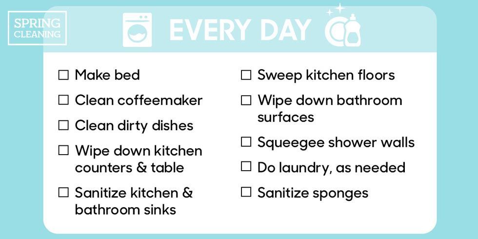 housecleaning checklist