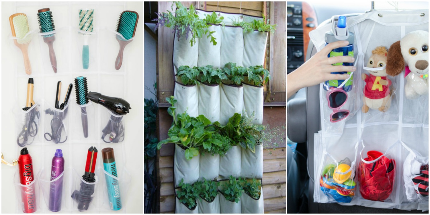 20 Nifty New Uses for Your Hanging Shoe Organizer