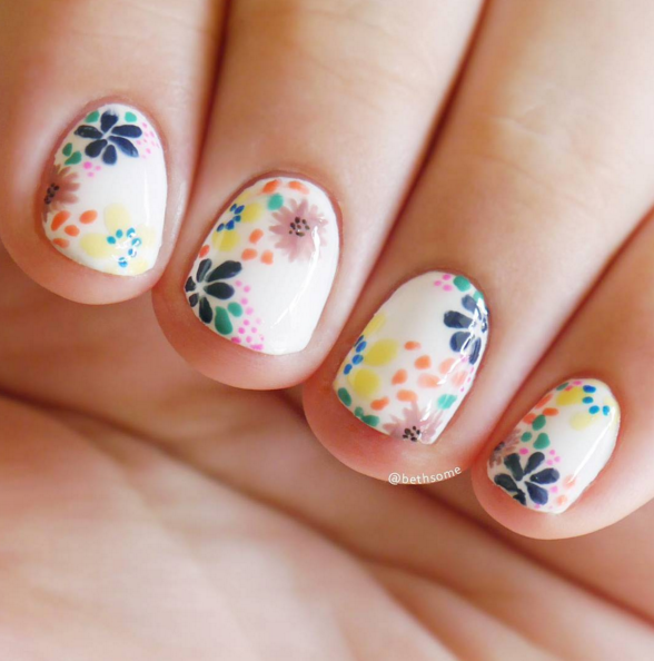 20 Flower Nail Art Ideas - Floral Manicures for Spring and Summer