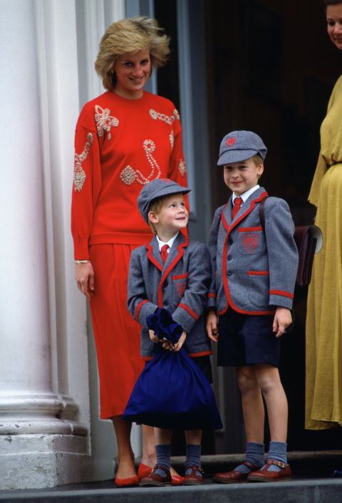 Znalezione obrazy dla zapytania princess diana school william