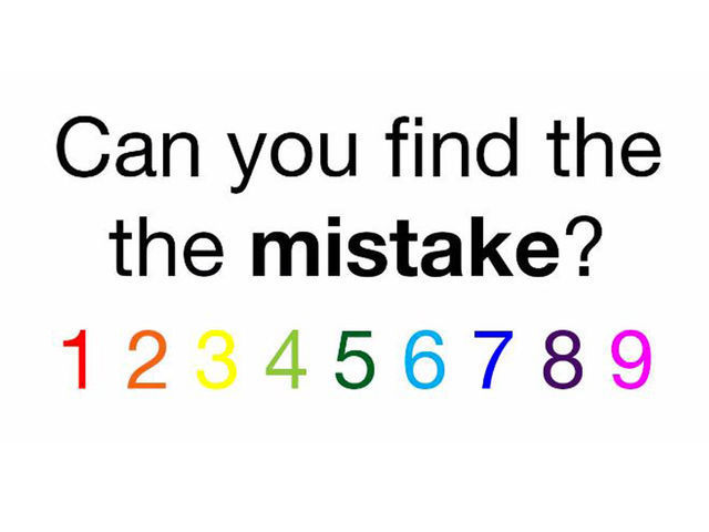 Find the mistake