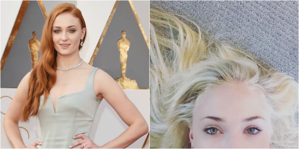 Celebrity Hair Color Ideas 2017 Trends Celebrities Sophie Turner