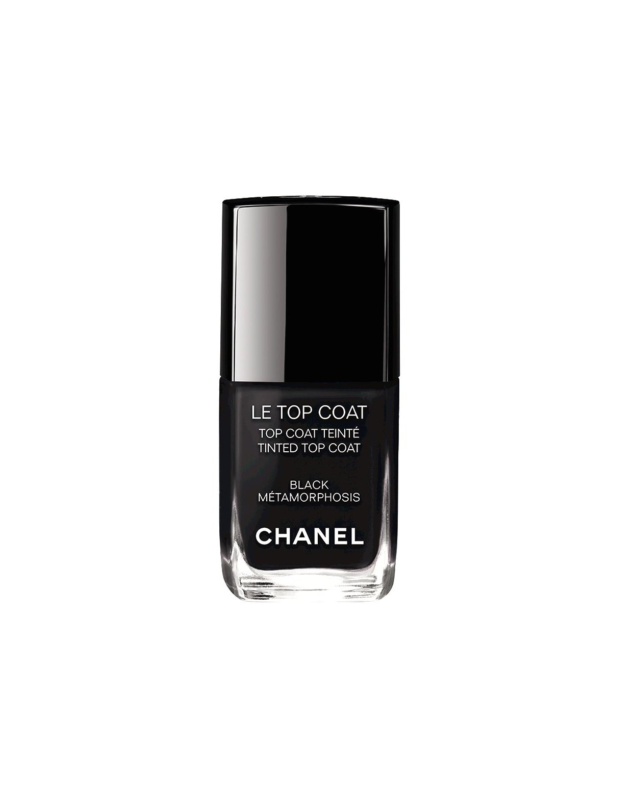 Chanel's New Black Top Coat Changes Summer Nail Polishes to Winter