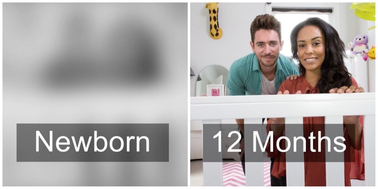 GIF Shows How Baby's Eyesight Develops During Year One GIF Reveals