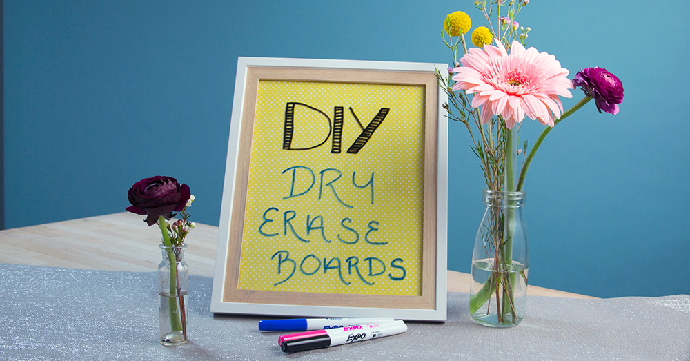 How to Make Dry Erase Boards From Picture Frames DIY Projects