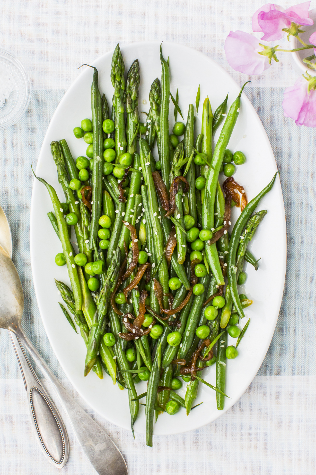 Best Lemony Asparagus, Beans and Peas Recipe How to Make Lemony