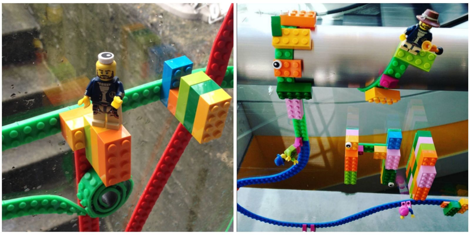 Get Your Kid Lego Tape and Watch Him Build a World on the Walls Lego