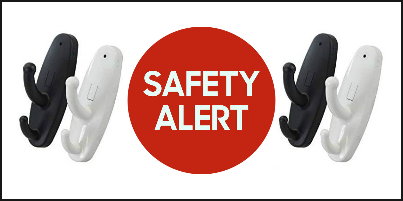 Hidden Camera Coat Hook — Spying in Public Bathrooms