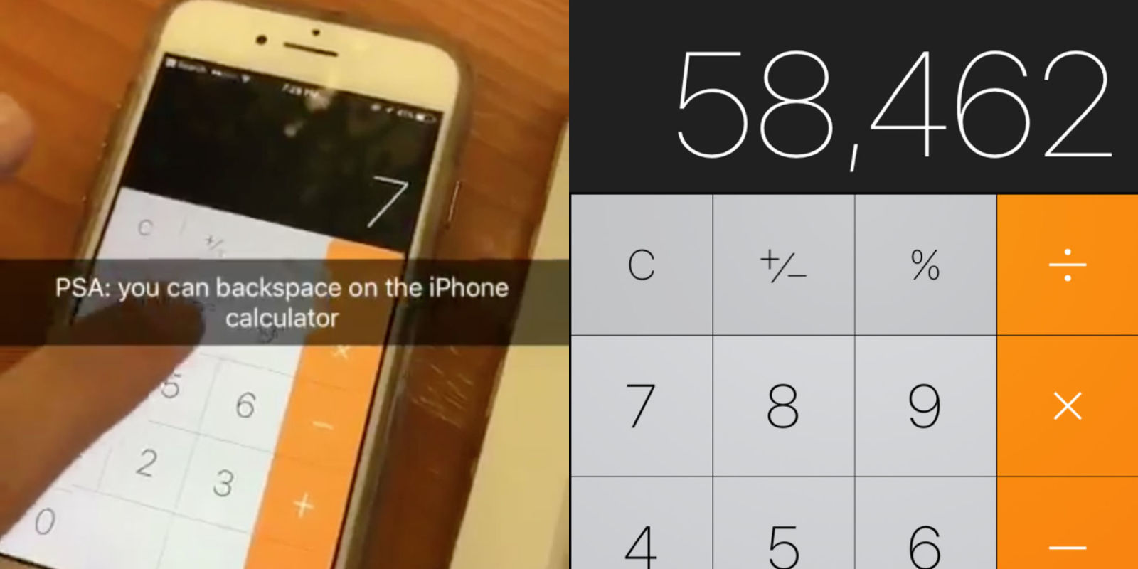You Can Backspace on Your iPhone Calculator iPhone Trick Lets Your Backspace on Calculator