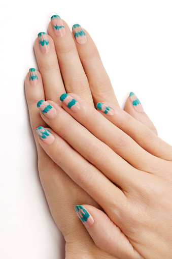 Stripes are fun, but trying to make them absolutely perfect can feel a little rigid for summer. Take a break from straight lines and try this cute tie-dye manicure instead.
See more at Essie »