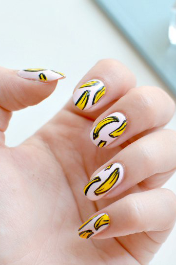 Andy Warhol (and Curious George) would definitely approve of these bold pop art banana nails.
See more at Burkatron »