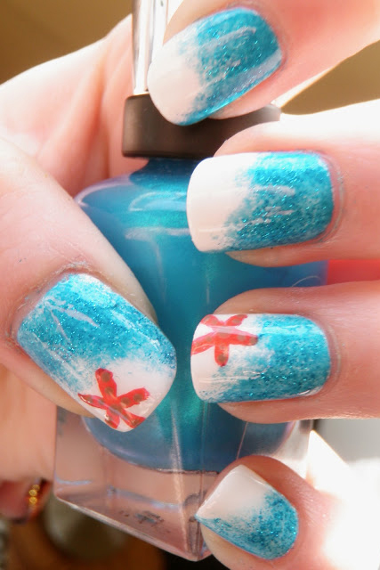 Pop this friendly little starfish atop your ombre nails for a beach-ready manicure that adds flair to any summer look.
See more at Kelsie's Nail Files »