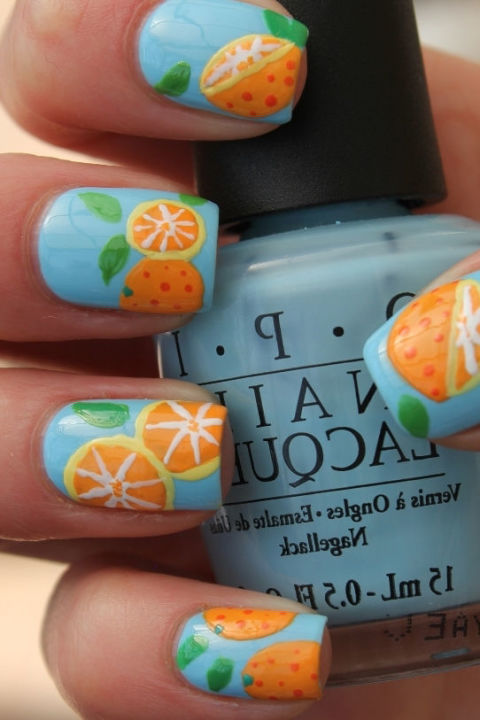 Show off your love for your favorite citrus with these bright orange slice nails.
See more at Become Gorgeous »
Follow Good Housekeeping on Pinterest and Instagram.
