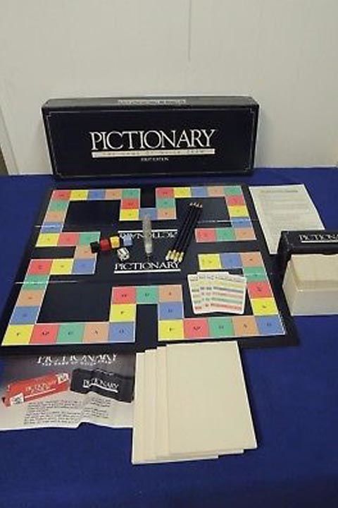 Image result for pictionary 1980s