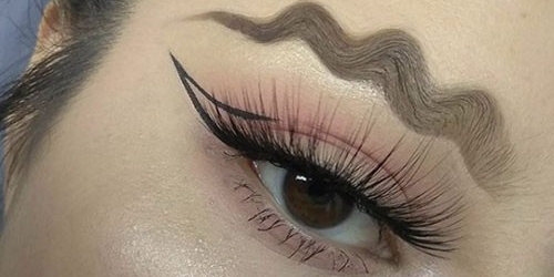 Image result for squiggly eyebrow