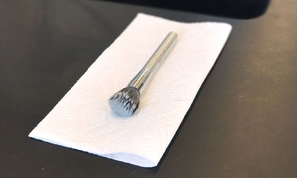 Lay the brush or brushes flat on a towel overnight. They'll be ready for you to use again in the morning.
Many makeup artists believe brushes are the most important step for achieving great makeup, so if it's been quite a while since you lathered up your own, it's time to get cleaning. Keep clicking for some brush cleanser recommendations! 
