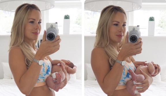 This Mom Just Proved Perfect Post-Baby Bodies on Instagram Arent What They Seem This Mom Just Proved Perfect Post-Baby Bodies on Instagram Arent What They Seem