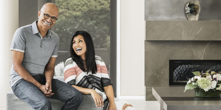 Satya and Anu Nadella Open Up About Their Family Life