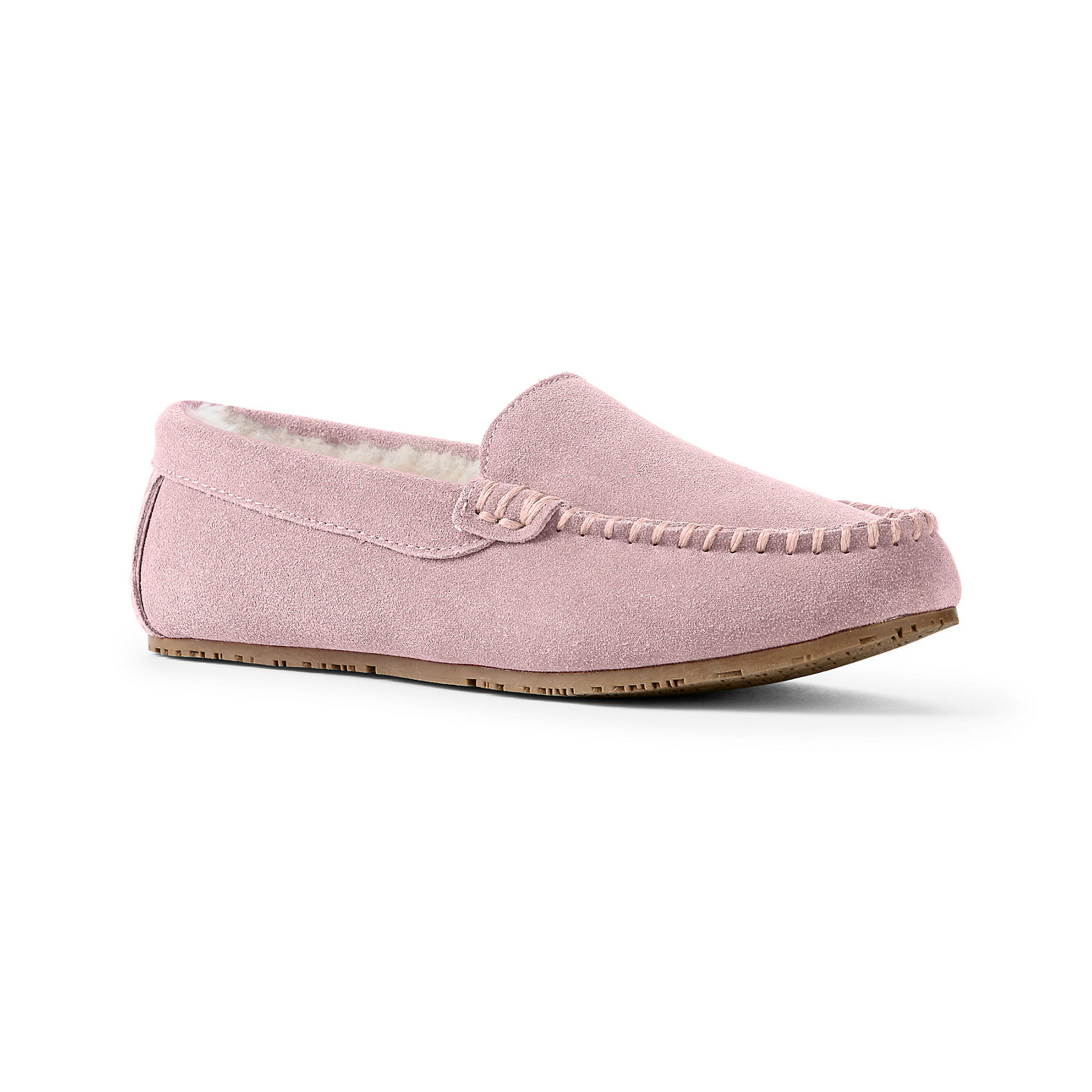 Lands' End Women's Suede Moc Slipper Review Pros and Cons of Lands