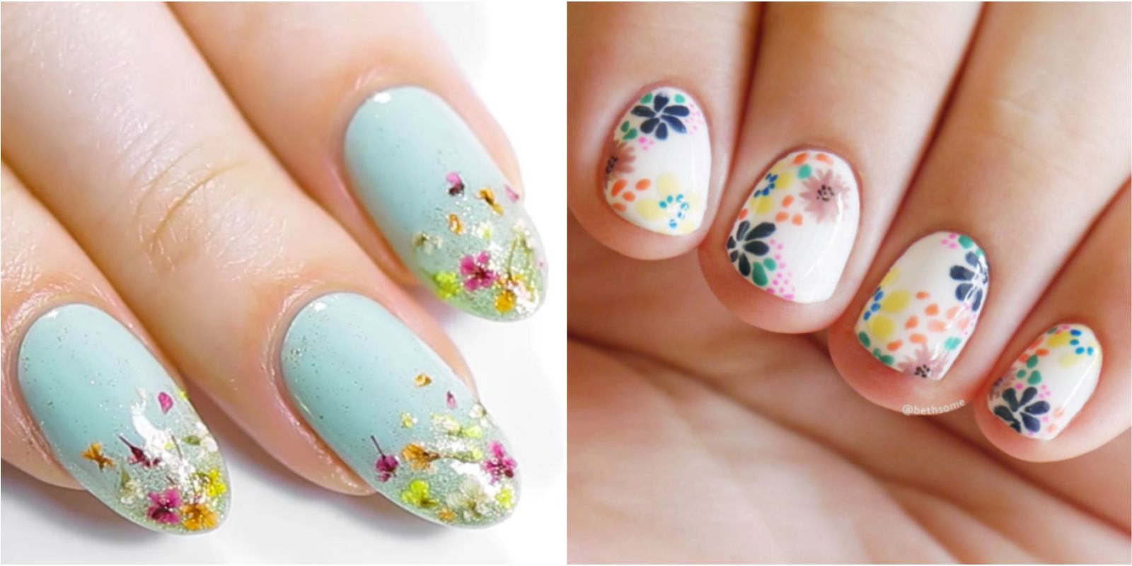 20 Best Ideas Floral Nail Designs Home Family Style And Art Ideas