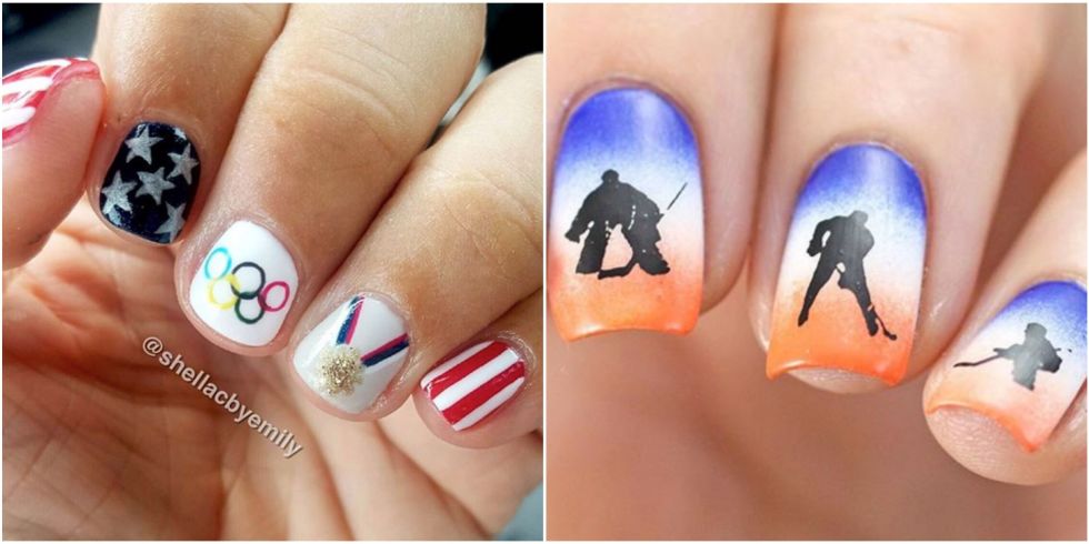 10 Olympic Nail Art Ideas That Deserve A Gold Medal 2018 Winter 12 Photos
