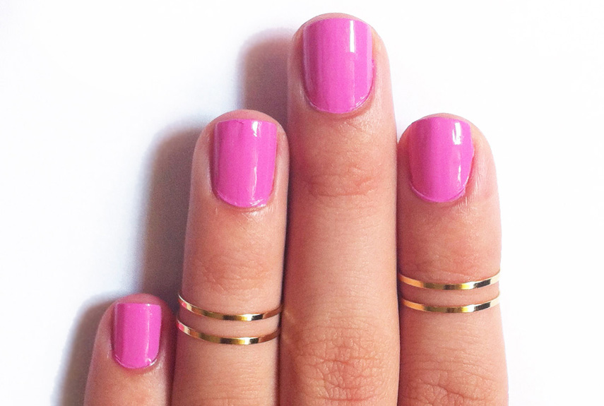 Gold Jewelry Manicures Nail Polish Colors That Match With Hot Pink