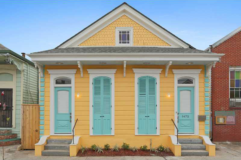 Yellow New Orleans Cottage Unique Homes and Real Estate
