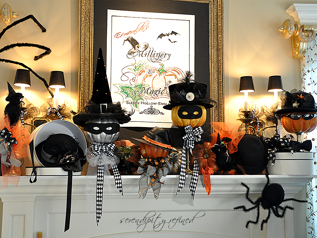diy halloween mantel ideas