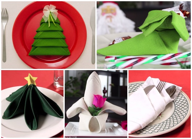 How To Make Table Napkin Designs how to make a silverware holder from a napkin Courtesy Of Handimania Howcast Grant Thompson How To Make Table Napkin Designs napkin folding Courtesy Of Handimania Howcast Grant Thompson