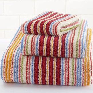 Striped Towels Bathroom Linen My Web Value Libby Stripe Towels