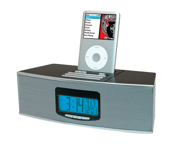 kids ipod dock clock