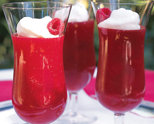 Fresh RaspberryGelatin Parfaits