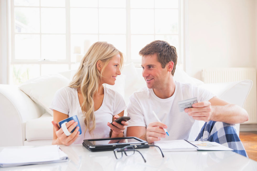 Image result for couple making budget