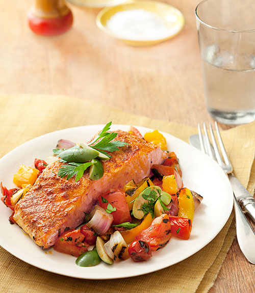 Smoky Spanish Salmon Recipe