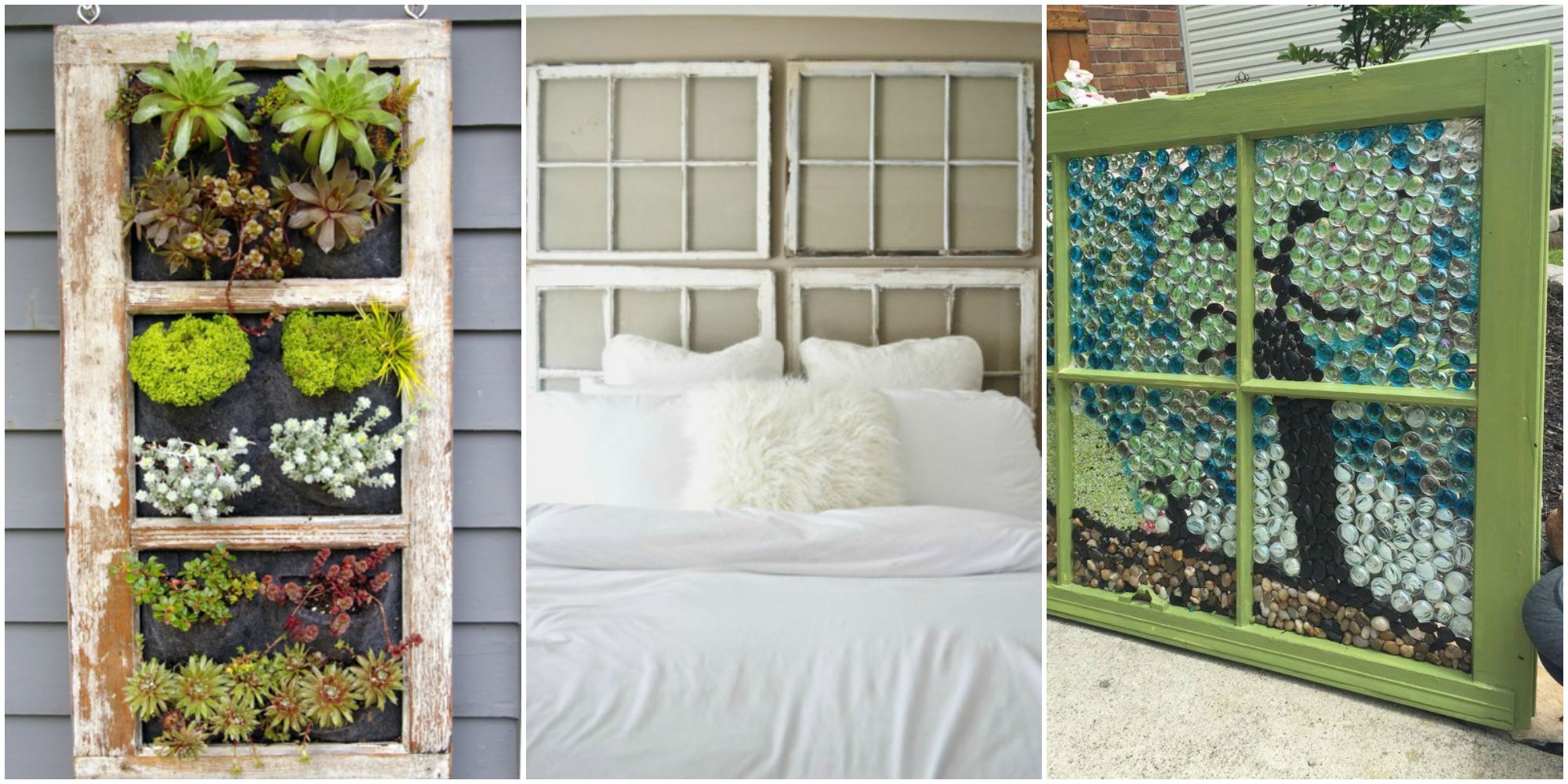 Homemade Vintage Window Frame