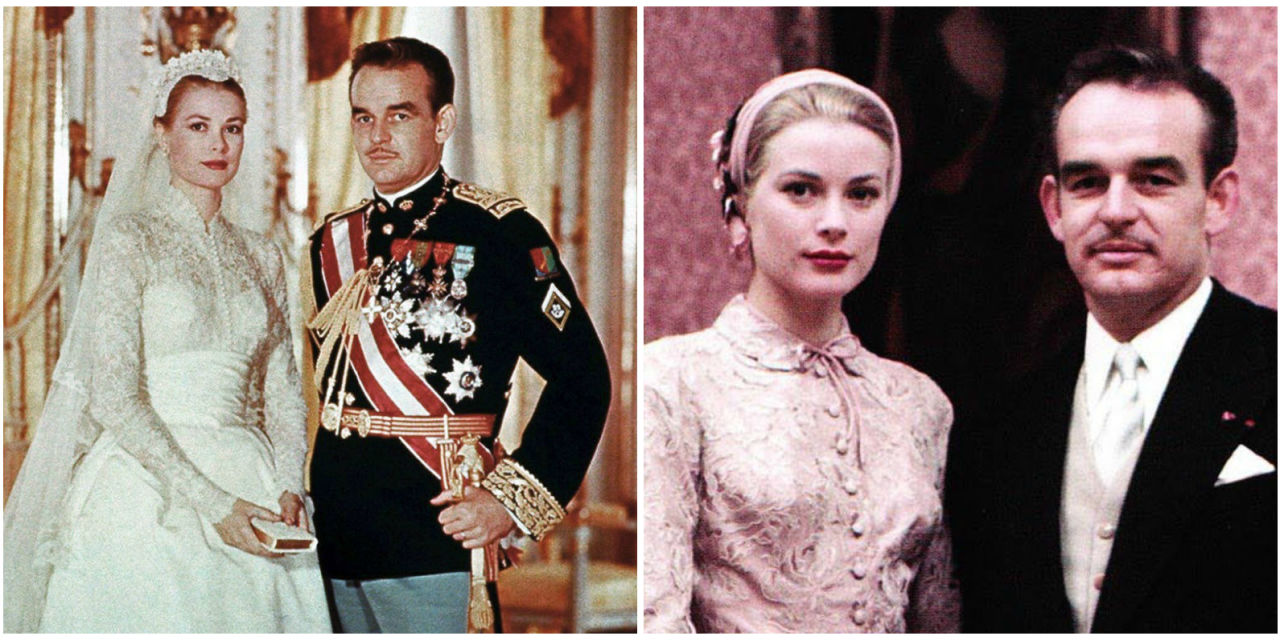 Grace Kelly Had a Second (Pink!) Wedding Dress - What Grace Kelly Wore to  the Civil Ceremony