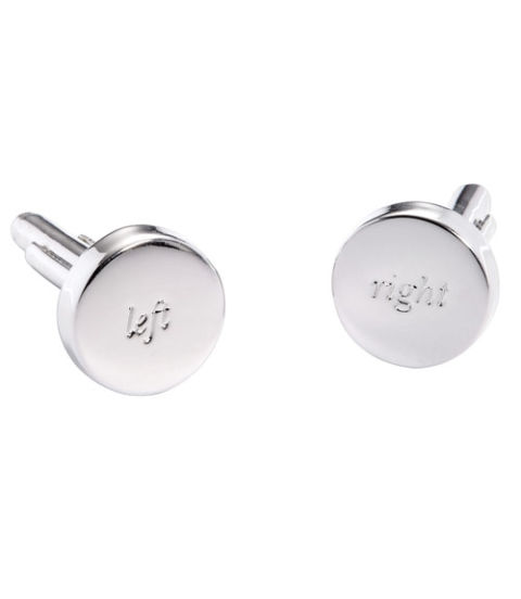 Smart and simple, these Kate Spade New York Silver Street Cuff Links ($30, lordandtaylor.com) are the perfect accompaniment to his power suit.
