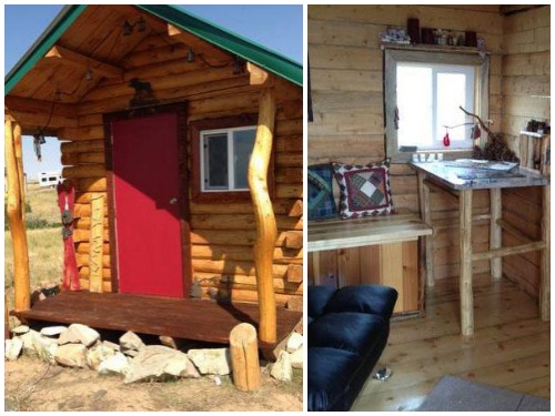 This adorable handcrafted house lives in Colorado right now, but you can move it anywhere you like. The owner has it priced at $6500, but is also up for bartering!
