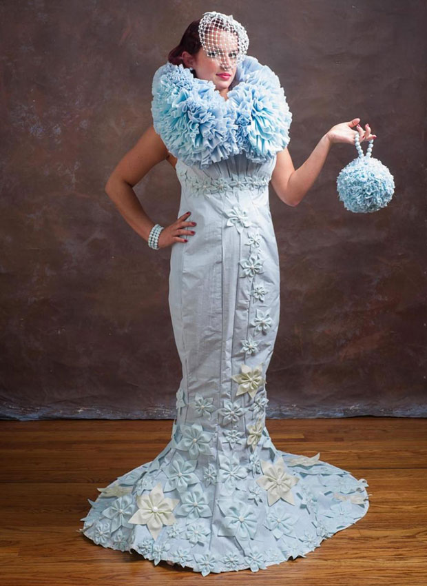 Toilet Paper Wedding Dress Compeion Gorgeous Dresses You Ll Never Guess What These Wedding Dresses Are Made Of